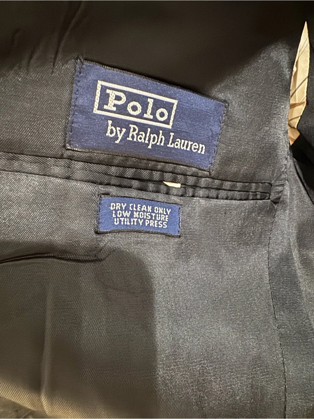 Ralph Lauren Polo Navy Label Jacket with Blue Trim